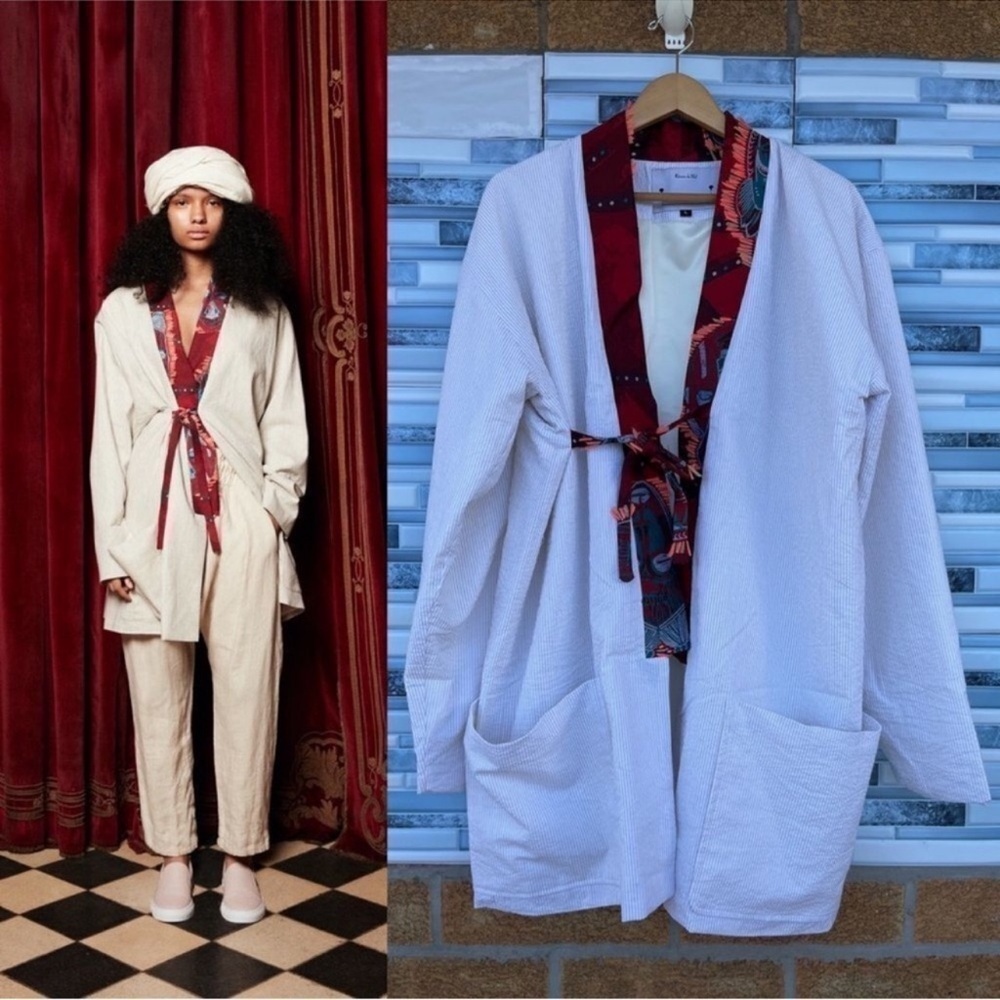 Palmiers du mal kimono jacket size large
